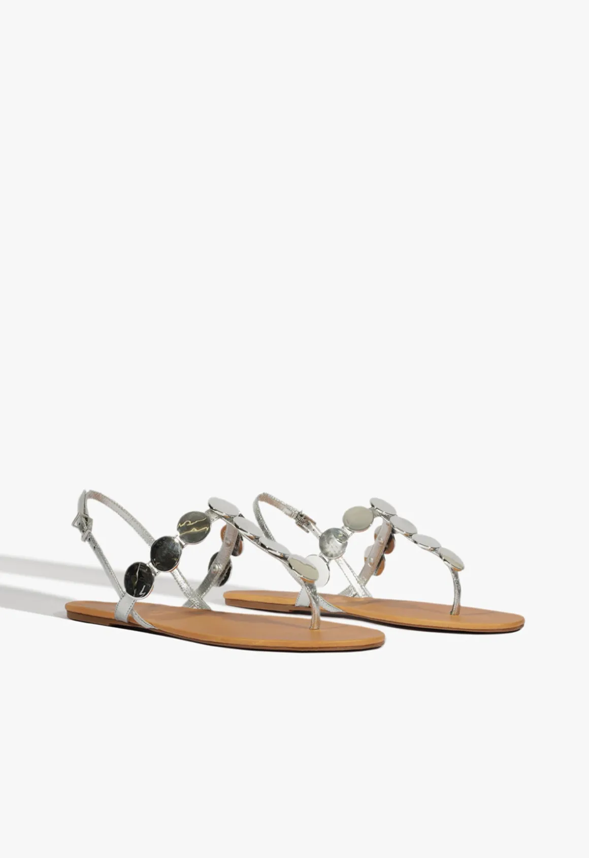 Acacia Silver Leather Sandal