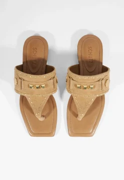 Aria Beige Suede Sandal