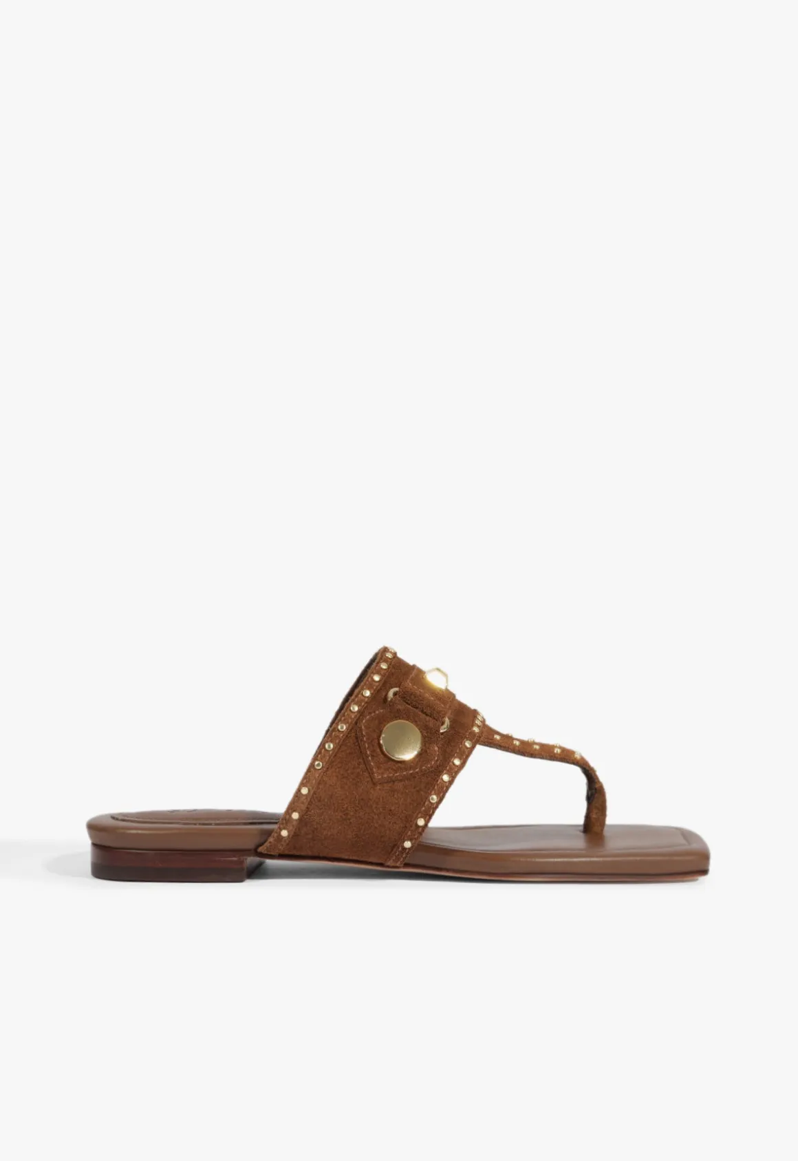 Aria Brown Suede Sandal