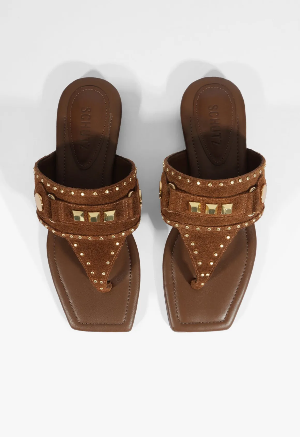 Aria Brown Suede Sandal