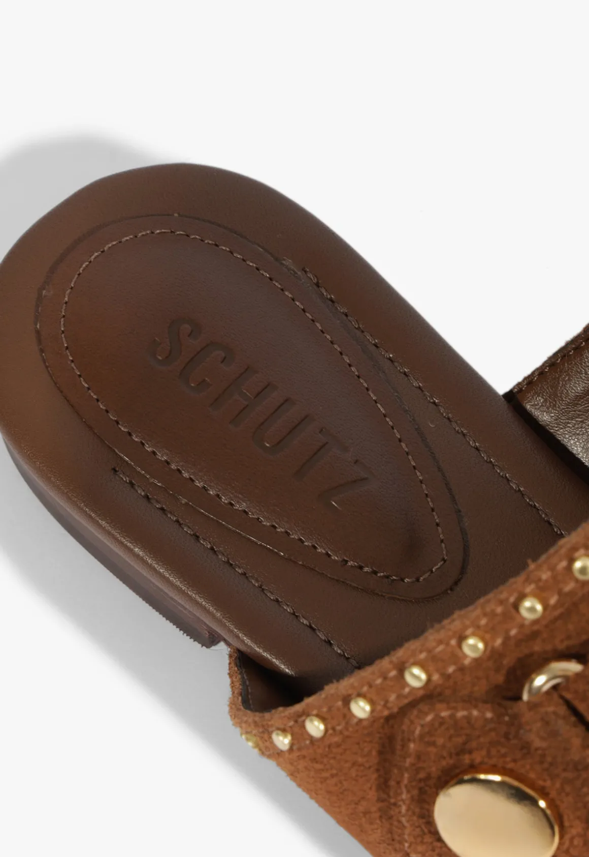 Aria Brown Suede Sandal
