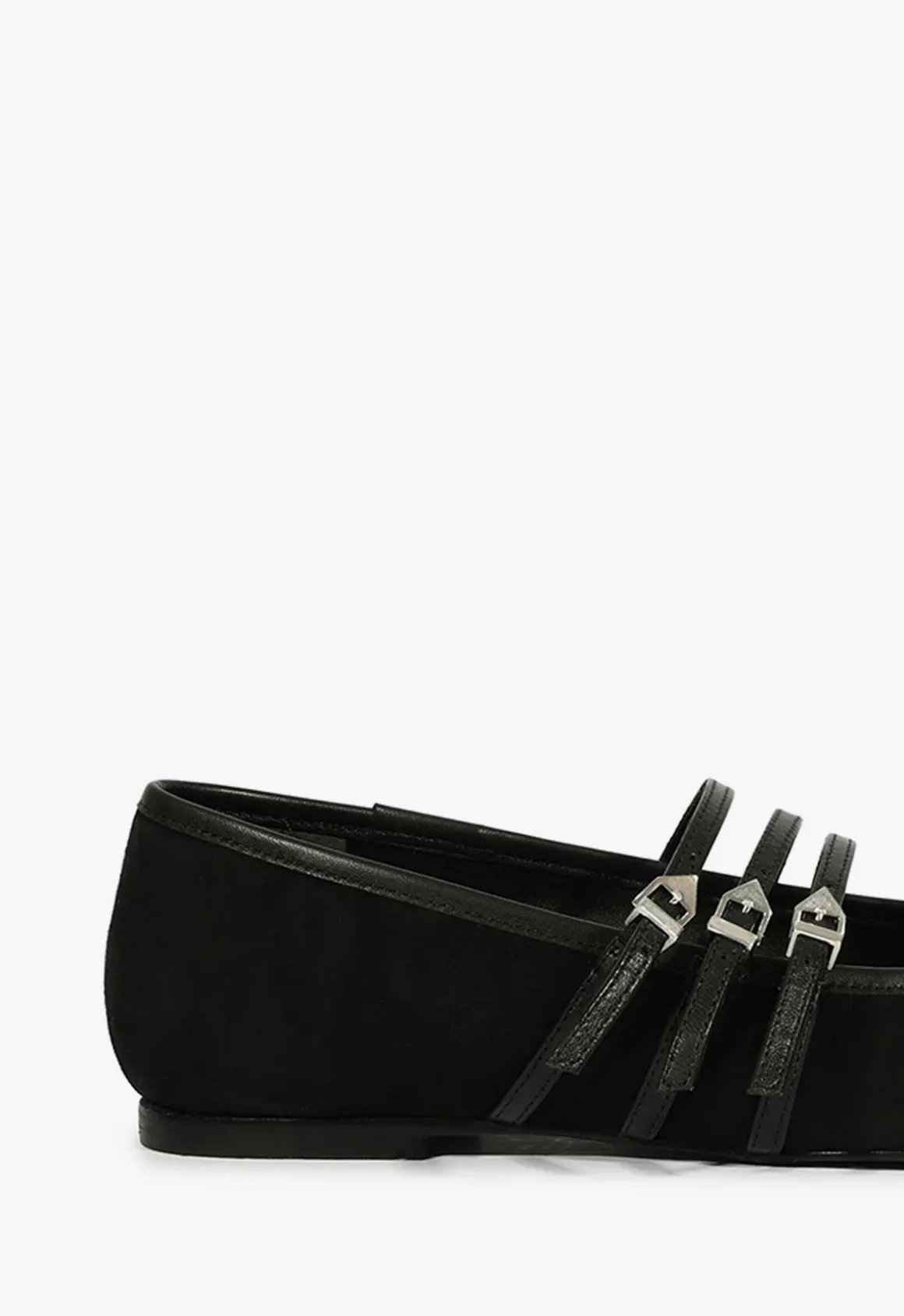 Arissa Black Suede Ballet Flat