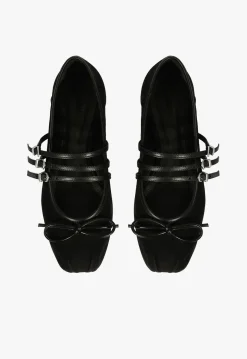 Arissa Black Suede Ballet Flat