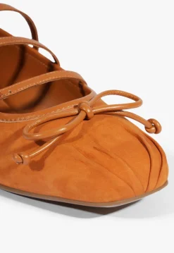 Arissa Brown Suede Ballet Flat