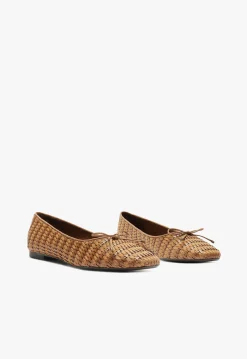 Arissa Straw Ballet Flat