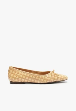 Arissa Woven Leather Flat