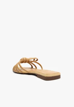 Blossom Lightwood Flat Sandal