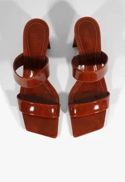 Chantal Mid Patent Sandal