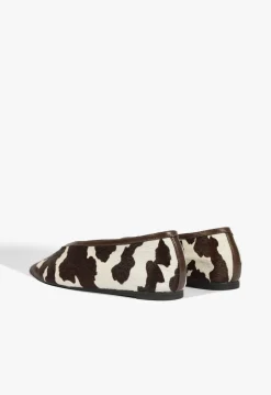 Courtney Hair Calf Flat