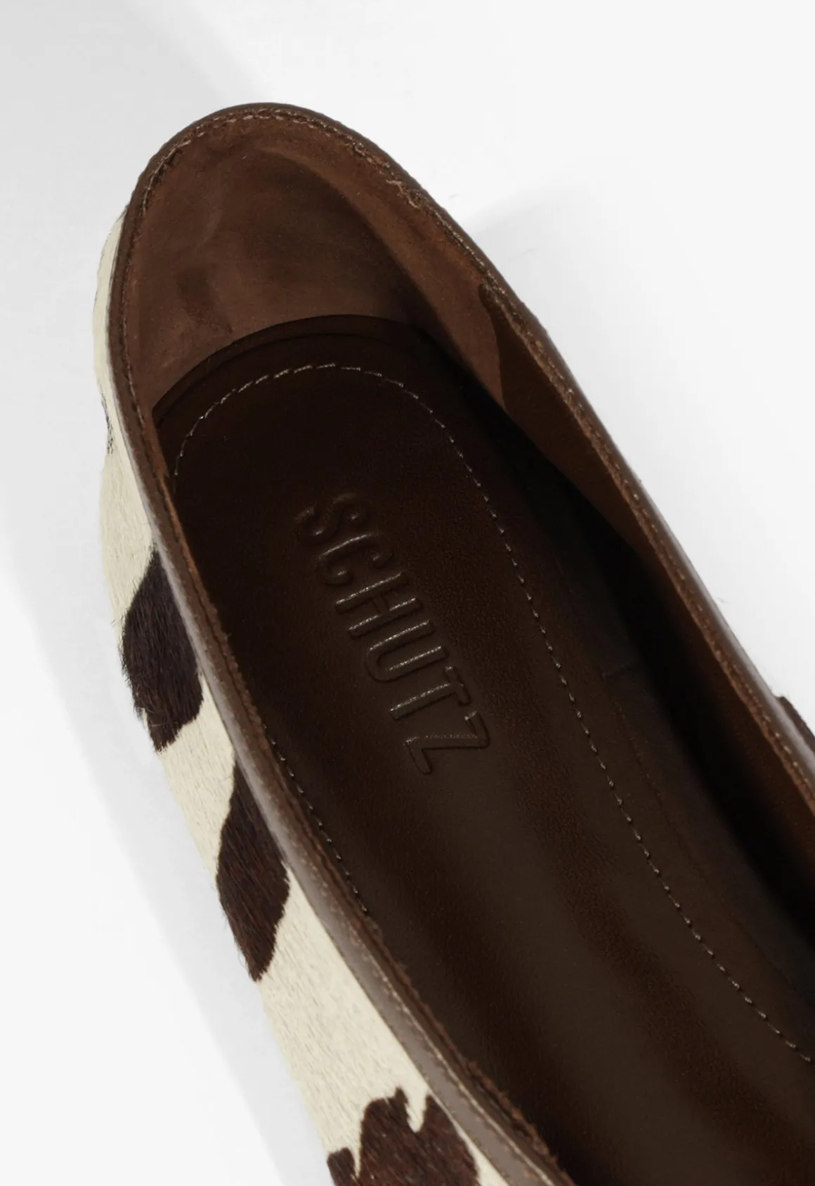 Courtney Hair Calf Flat