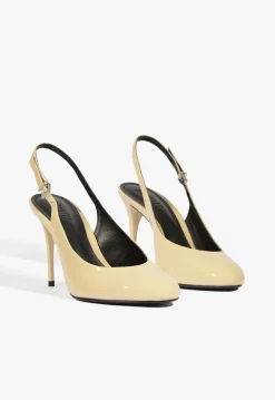 Geraldine Sling Patent Pump