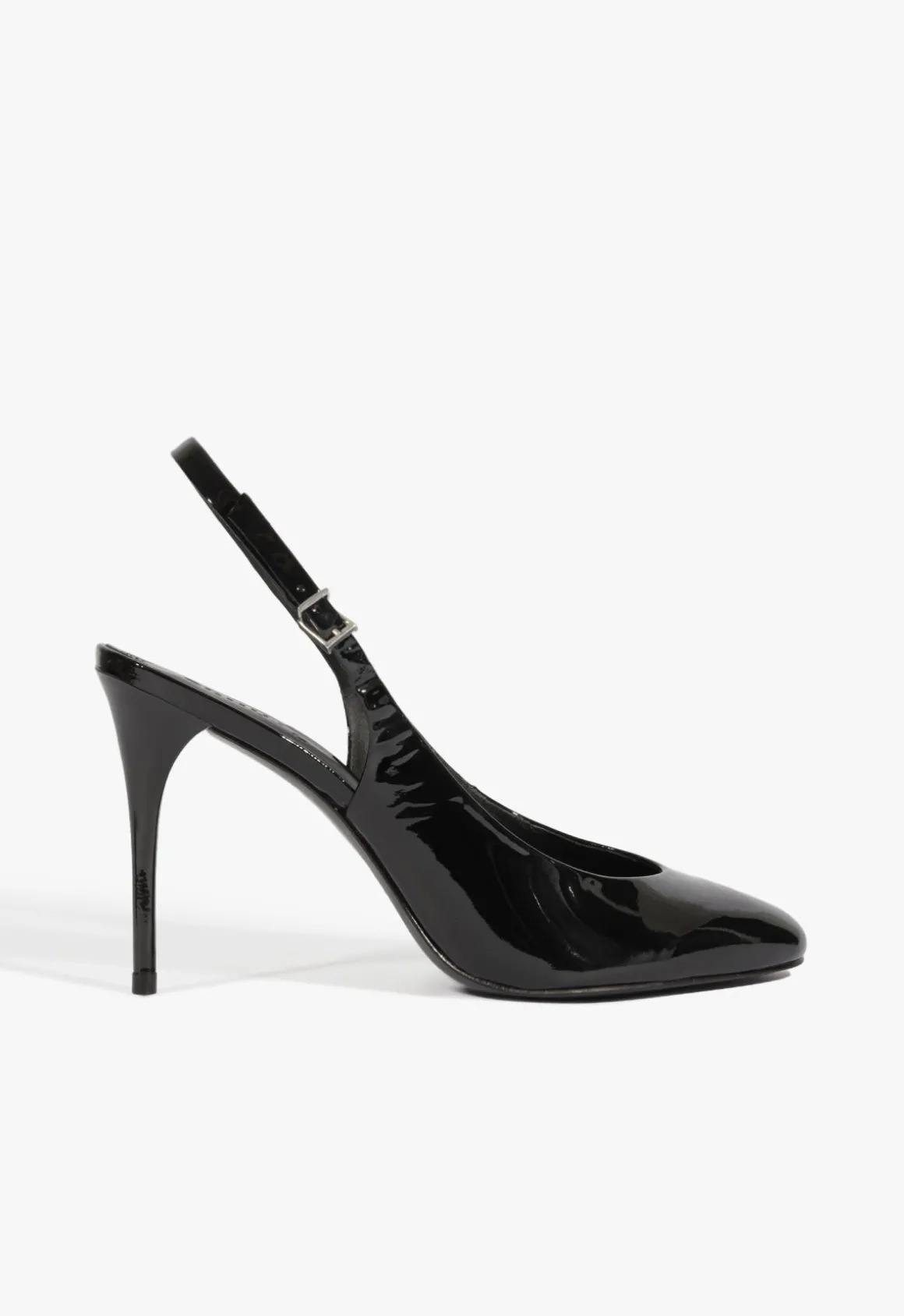 Geraldine Sling Patent Pump