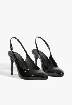 Geraldine Sling Patent Pump