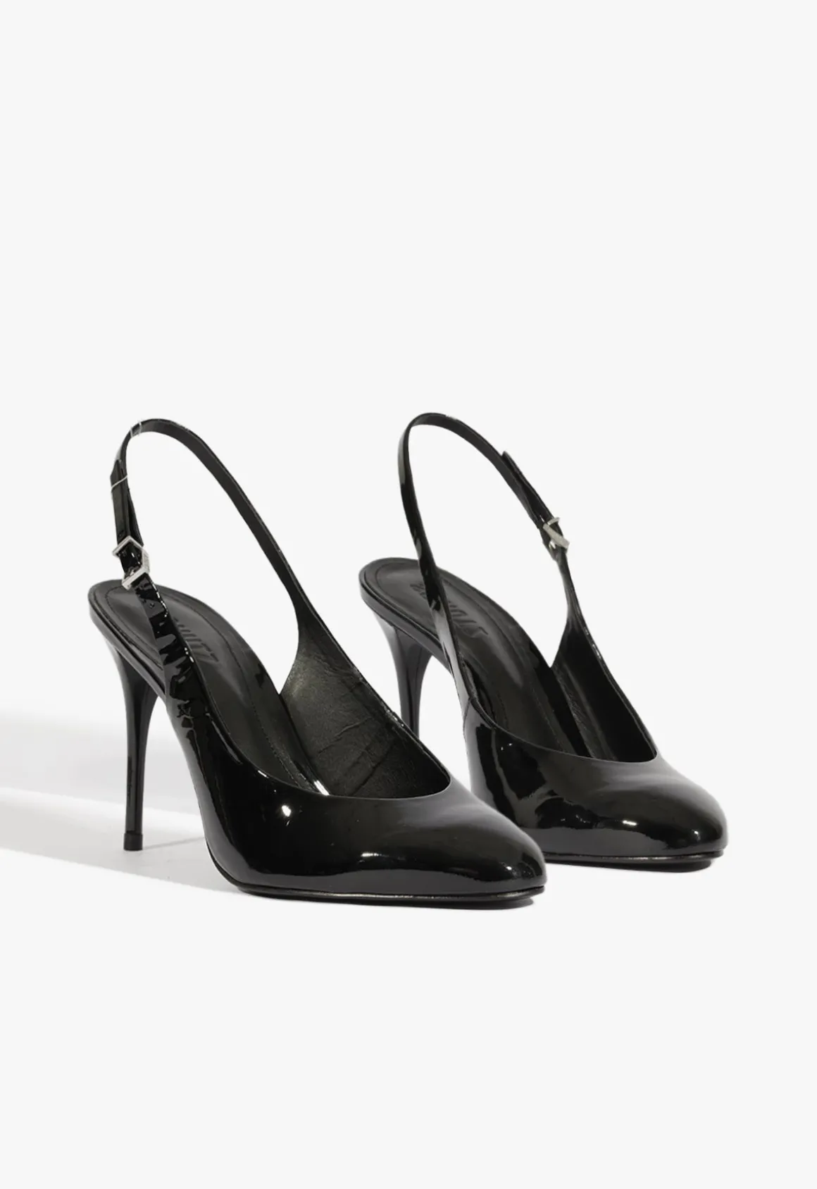Geraldine Sling Patent Pump