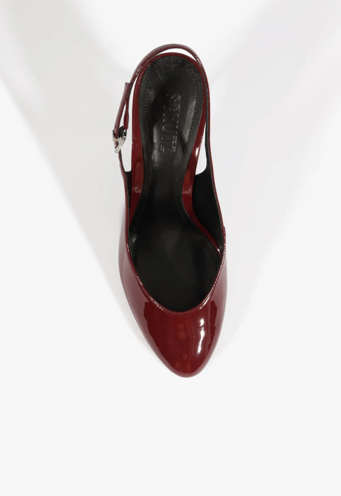 Geraldine Sling Patent Pump