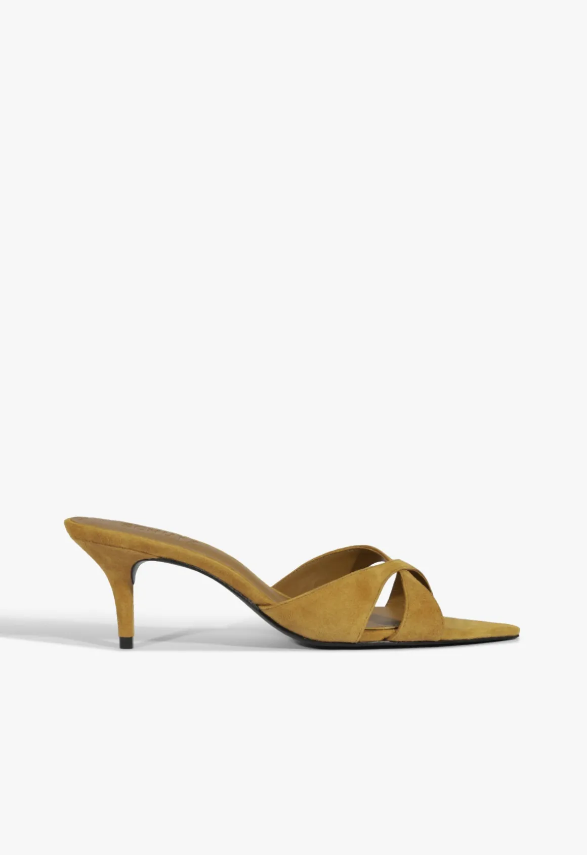 Hilda Leaf Mule Suede Sandal