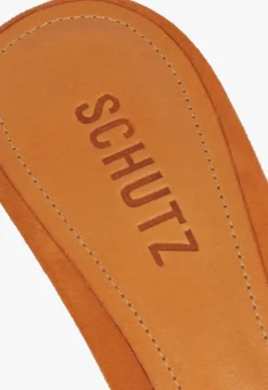 Hilda Leaf Mule Suede Sandal