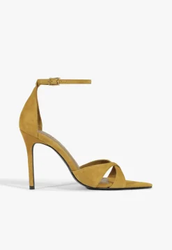 Hilda Leaf Suede Sandal