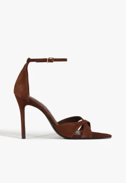 Hilda Leaf Suede Sandal