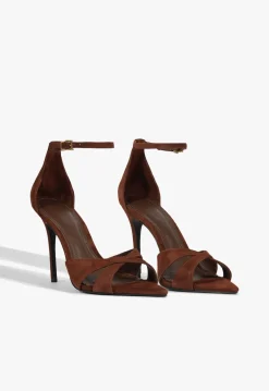 Hilda Leaf Suede Sandal