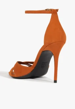 Hilda Leaf Suede Sandal