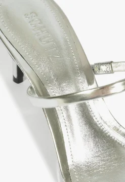 Jessica Mid Mule Metallic Sandal