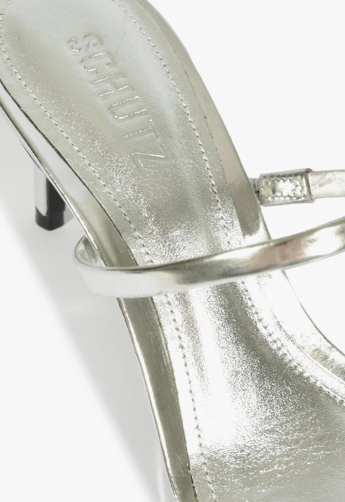 Jessica Mid Mule Metallic Sandal