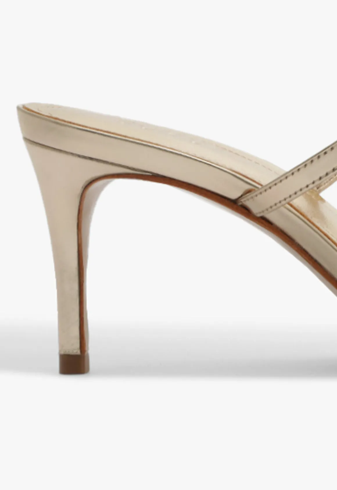 Jessica Mid Mule Metallic Sandal