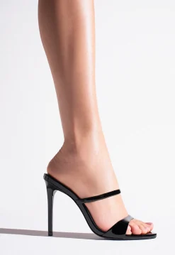 Jessica Mule Metallic Sandal