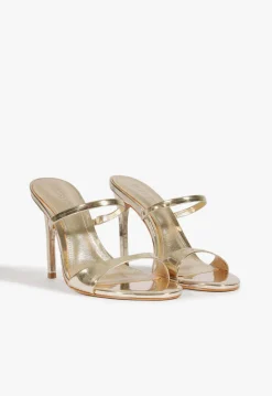Jessica Mule Metallic Sandal