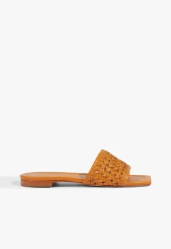 Juliet Leather Flat Sandal