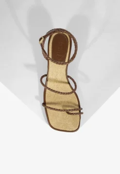 Kaya Straw Mid Sandal
