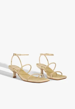 Kaya Straw Mid Sandal