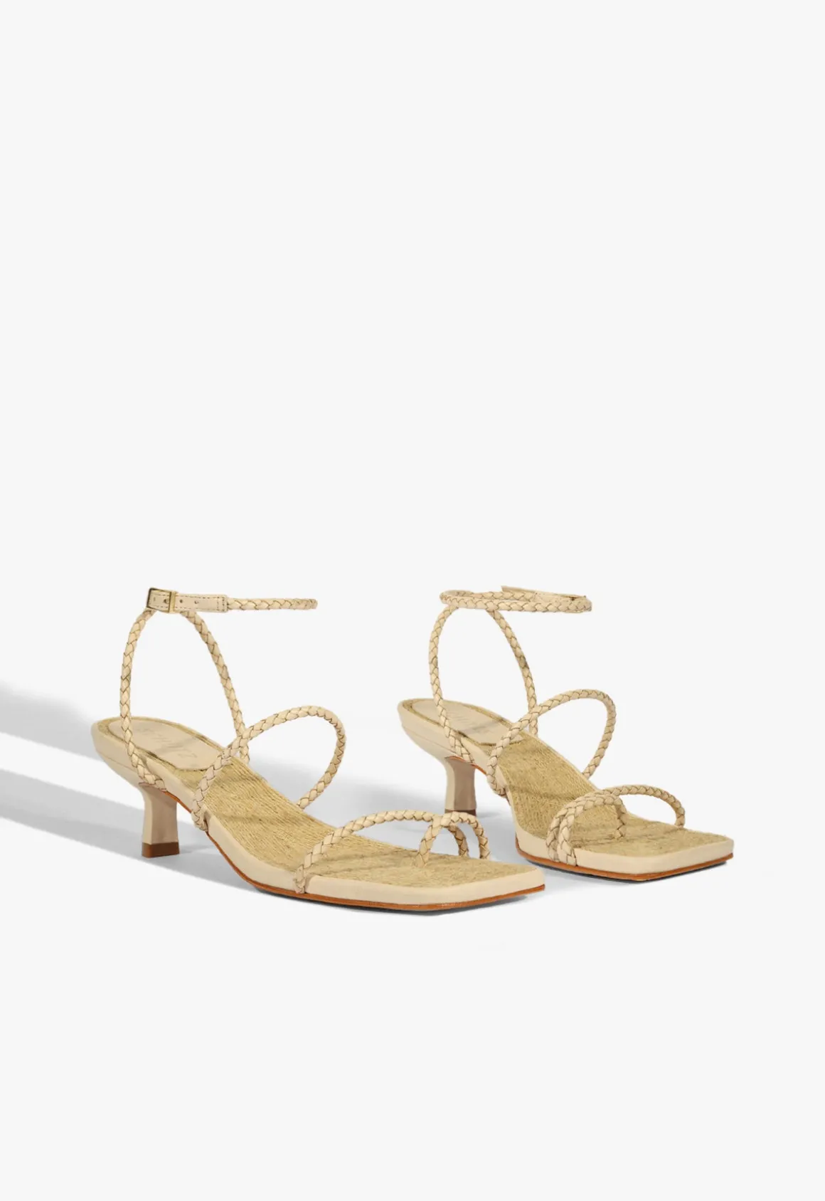 Kaya Straw Mid Sandal