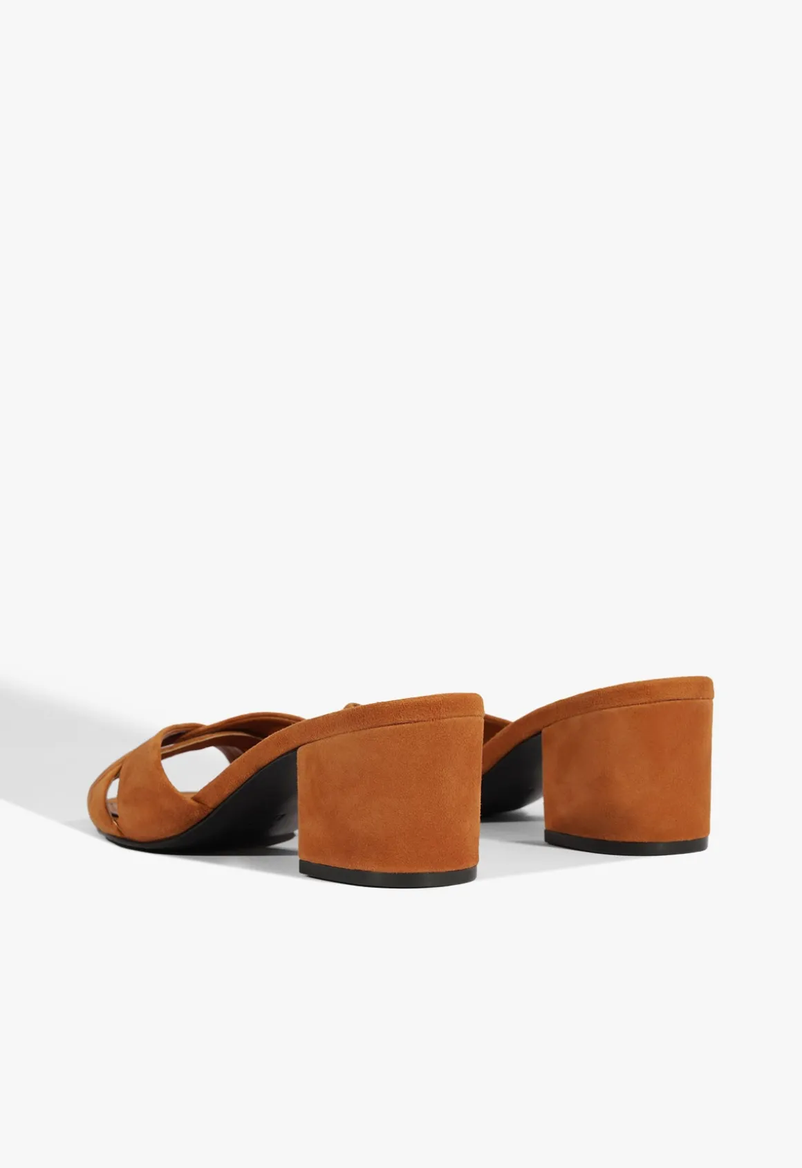 Keefa Block Mule Suede Sandal