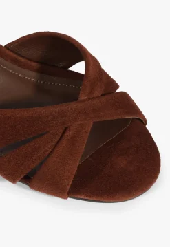 Keefa Block Mule Suede Sandal
