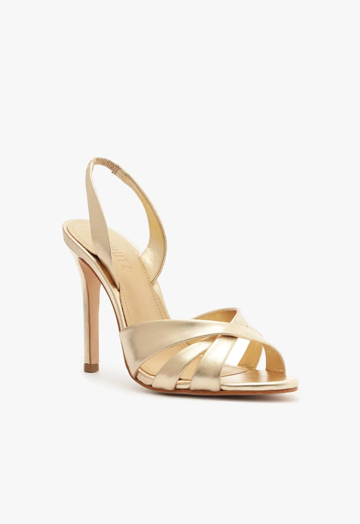 Keefa Sling Metallic Leather Sandal