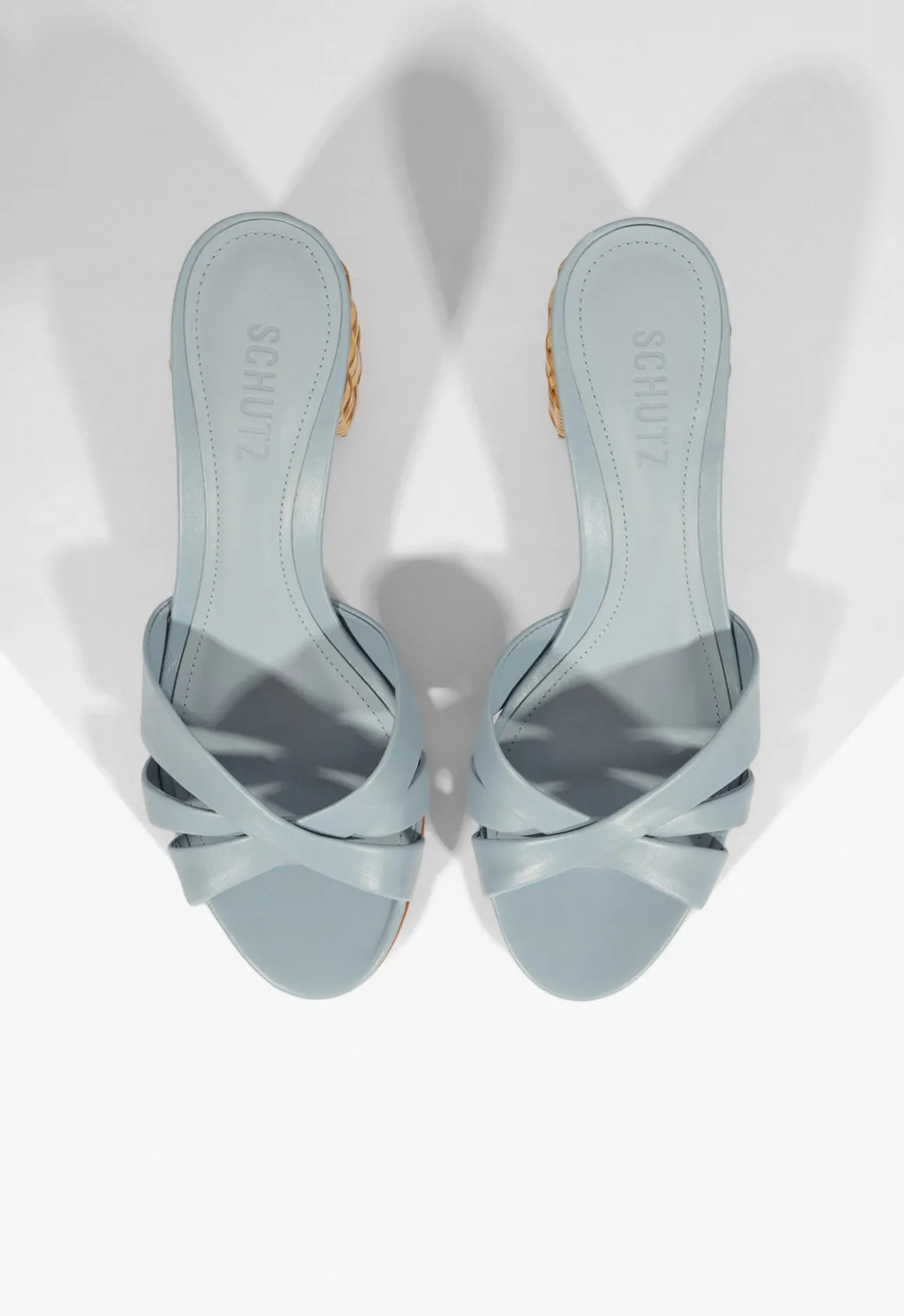 Keefa Straw Mule Sandal
