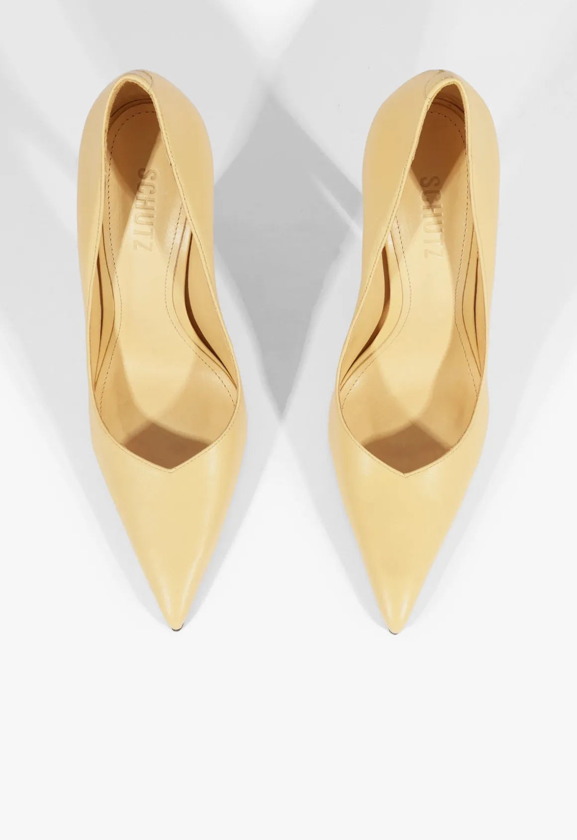Lexi High Sculptural Beige Pump