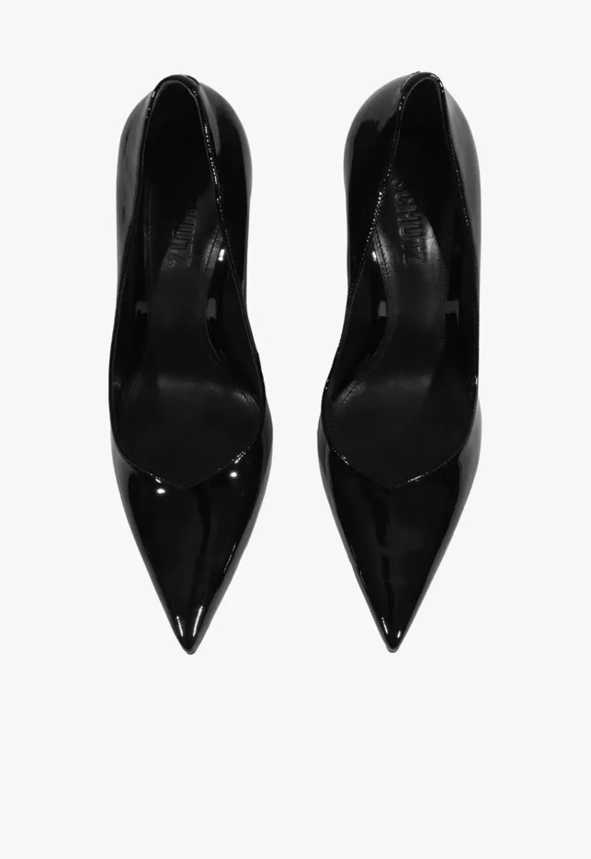 Lexi High Sculptural Black Pump