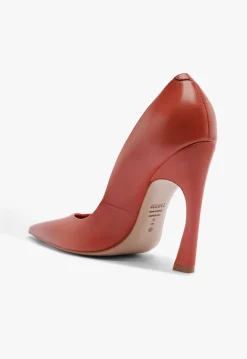Lexi High Sculptural Red Pump