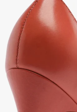 Lexi High Sculptural Red Pump