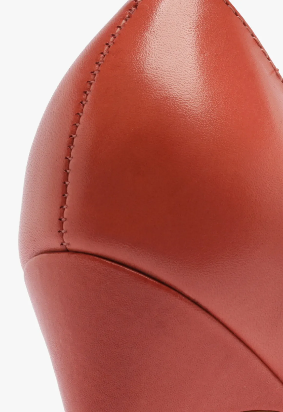 Lexi High Sculptural Red Pump
