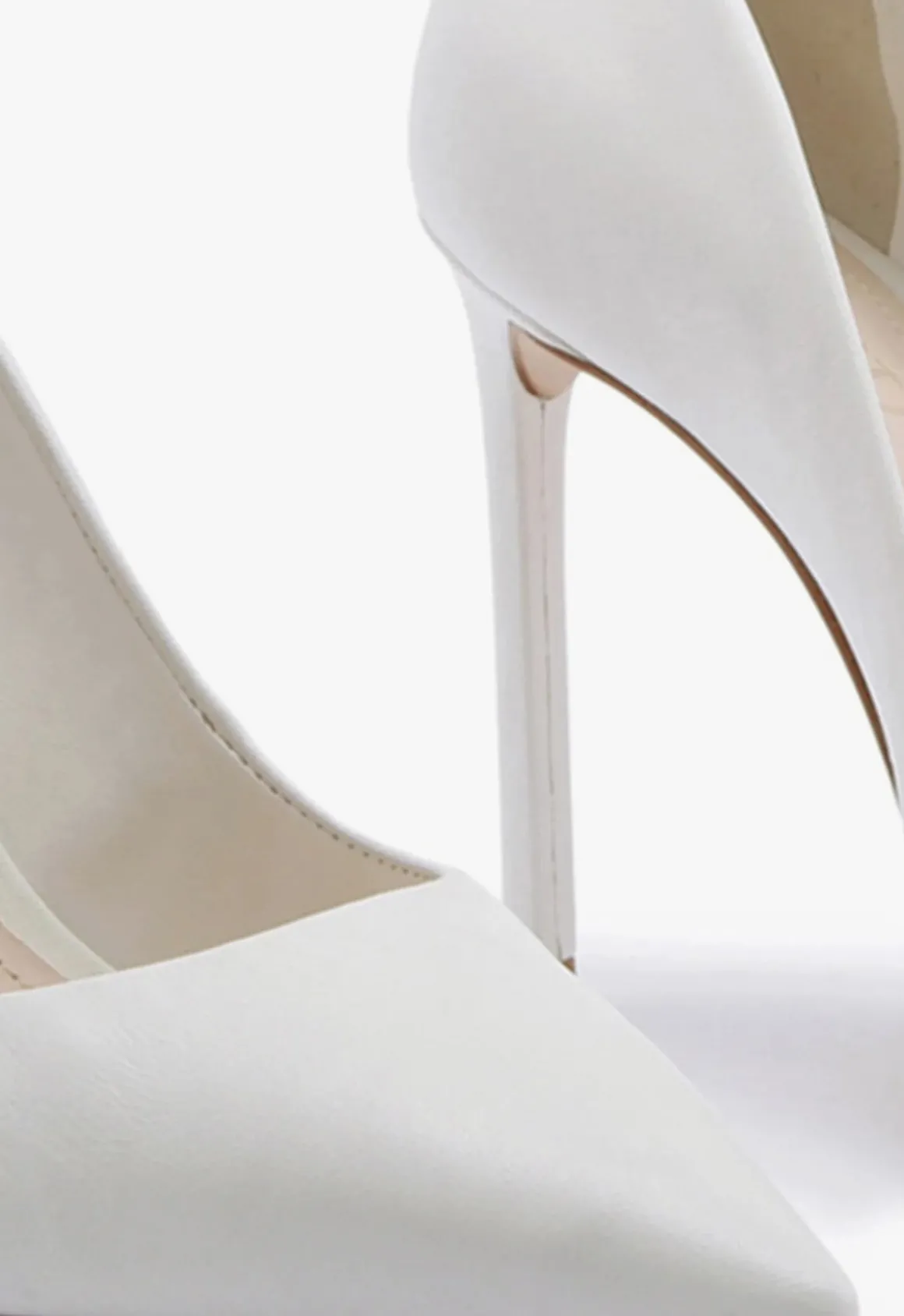 Lou High Stiletto White Pump