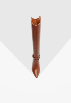 Maryana Belt Block Leather Boot