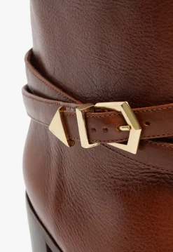 Maryana Belt Block Leather Boot