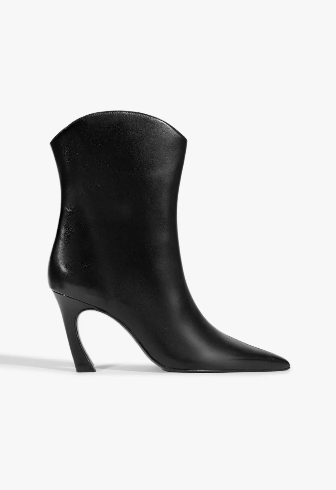 Maryann Curve Leather Bootie
