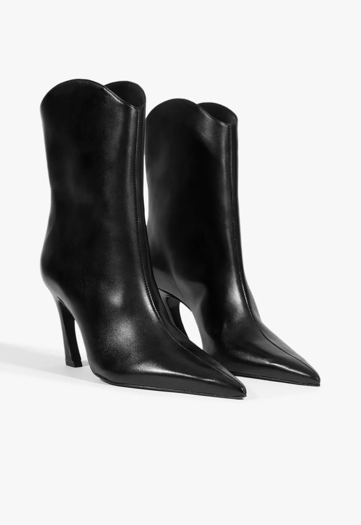 Maryann Curve Leather Bootie