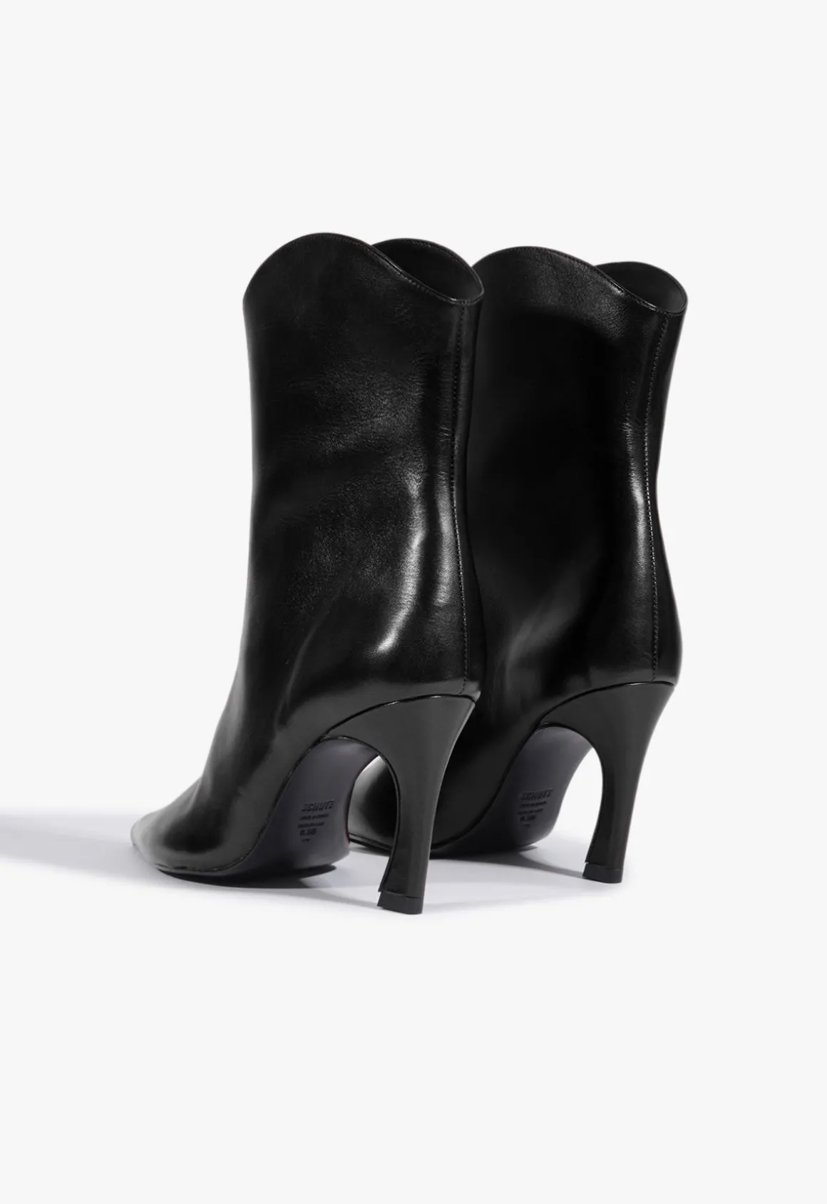 Maryann Curve Leather Bootie