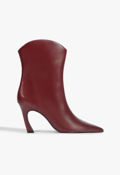 Maryann Curve Leather Bootie